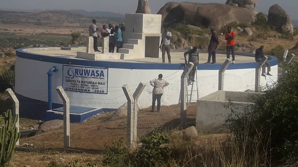  Ujenzi wa Tangi la Maji la Kiloleli  Busega umekamilika